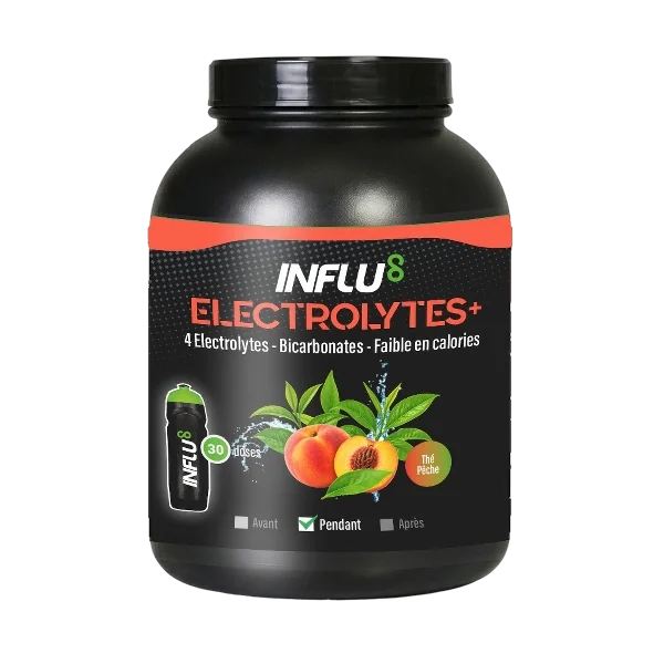 Boisson Electrolytes + Thé Pêche 450g