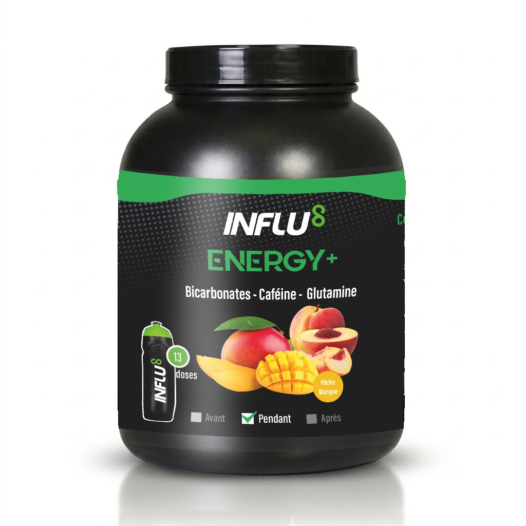 Boisson Energy+ Pendant l’effort 520g Pêche/Mangue
