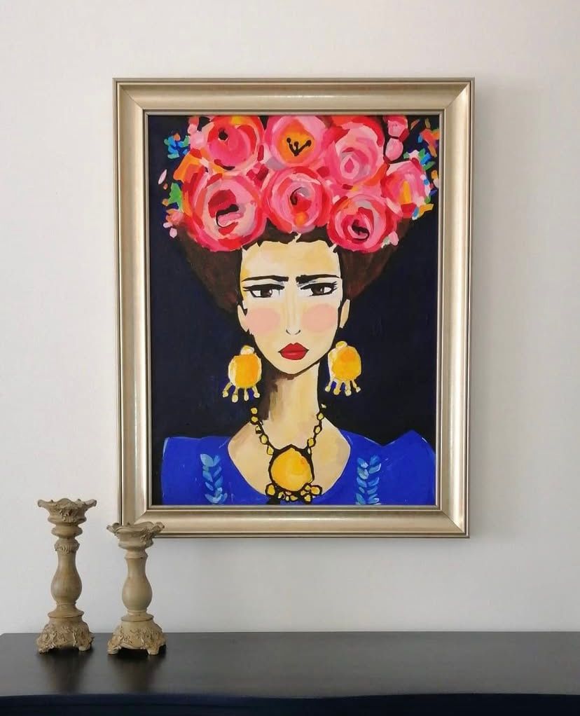 Portrait moderne Frida Kahlo